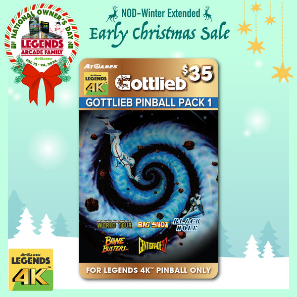 Gottlieb Pinball Pack 1 (For Legends 4K™ Pinball ONLY)