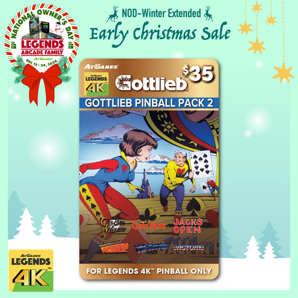 Gottlieb Pinball Pack 2 (For Legends 4K™ Pinball ONLY)