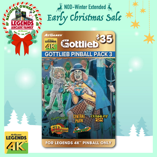 Gottlieb Pinball Pack 3 (For Legends 4K™ Pinball ONLY)