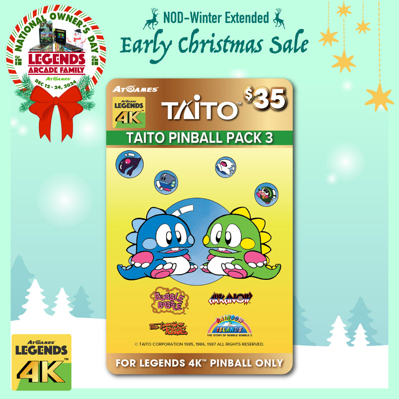 TAITO Pinball Pack 3 (For Legends 4K™ Pinball ONLY)