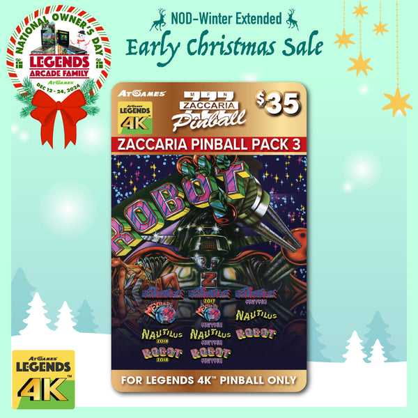 Zaccaria Pinball Pack 3 (For Legends 4K™ Pinball ONLY)