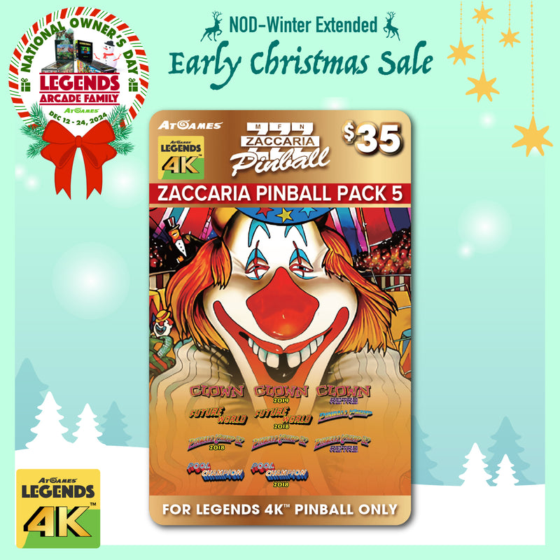 Zaccaria Pinball Pack 5 (For Legends 4K™ Pinball ONLY)