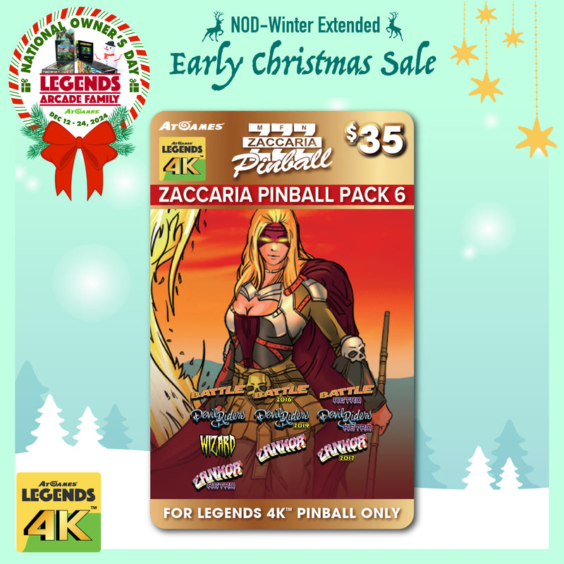 Zaccaria Pack 6 (For Legends 4K™ Pinball ONLY)