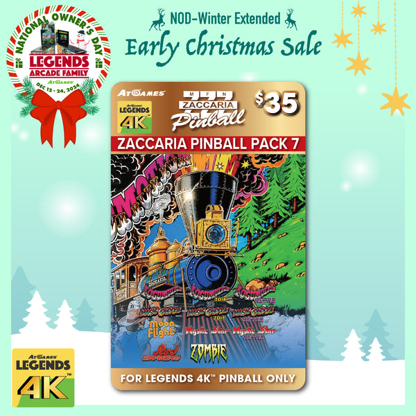 Zaccaria Pinball Pack 7 (For Legends 4K™ Pinball ONLY)