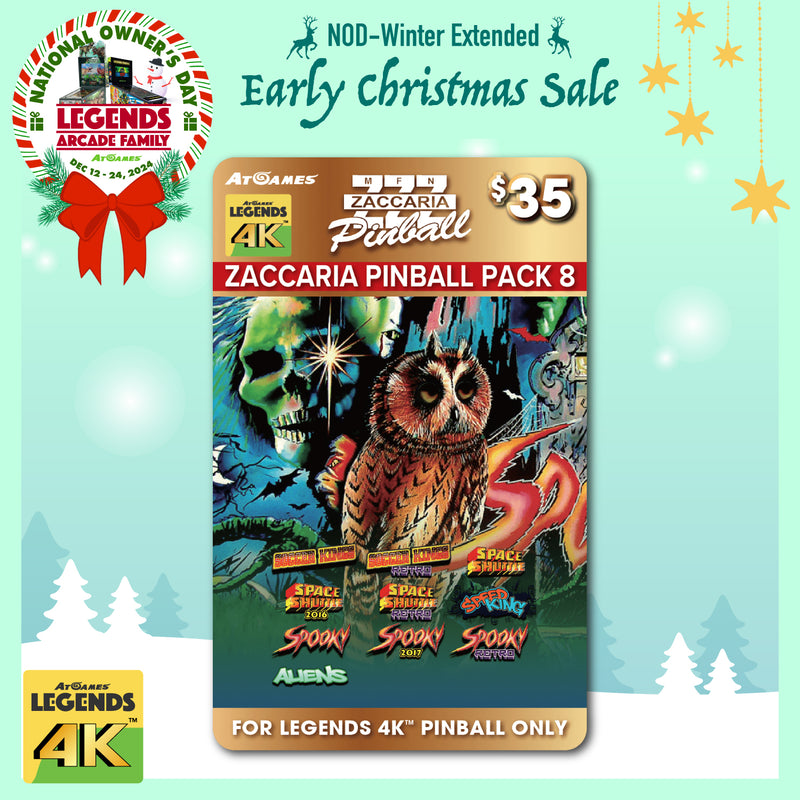 Zaccaria Pinball Pack 8 (For Legends 4K™ Pinball ONLY)