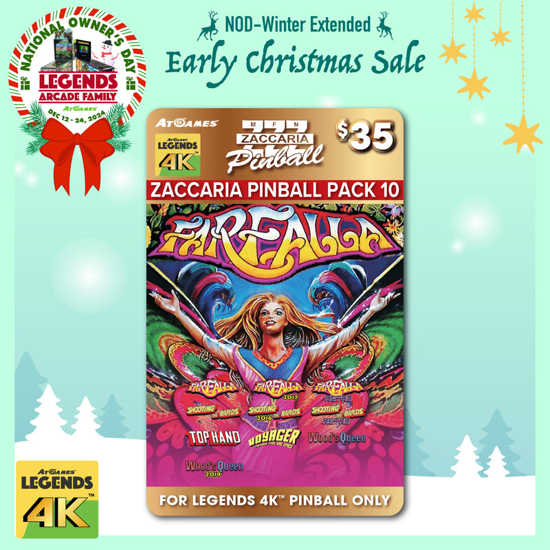 Zaccaria Pinball Pack 10 (For Legends 4K™ Pinball ONLY)