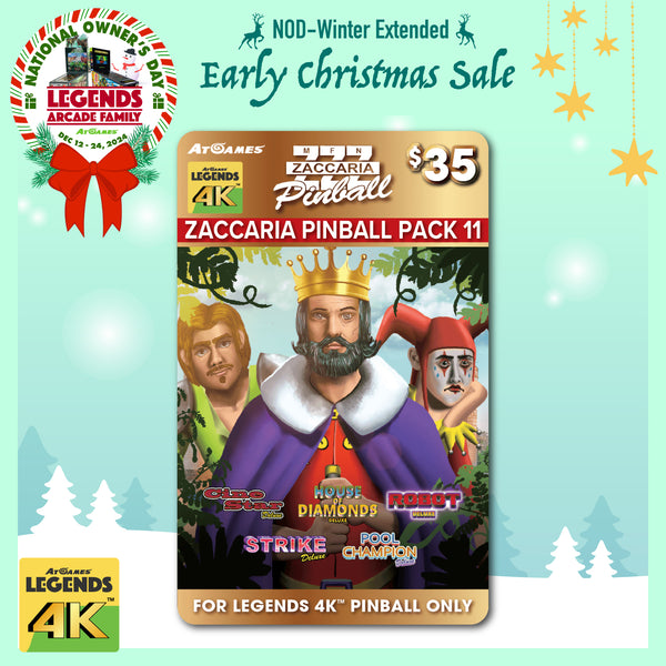 Zaccaria Pinball Pack 11 (For Legends 4K™ Pinball ONLY)