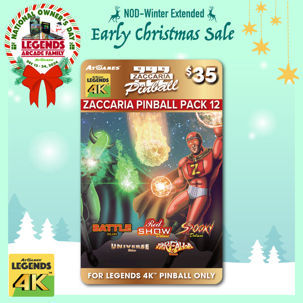 Zaccaria Pinball Pack 12 (For Legends 4K™ Pinball ONLY)