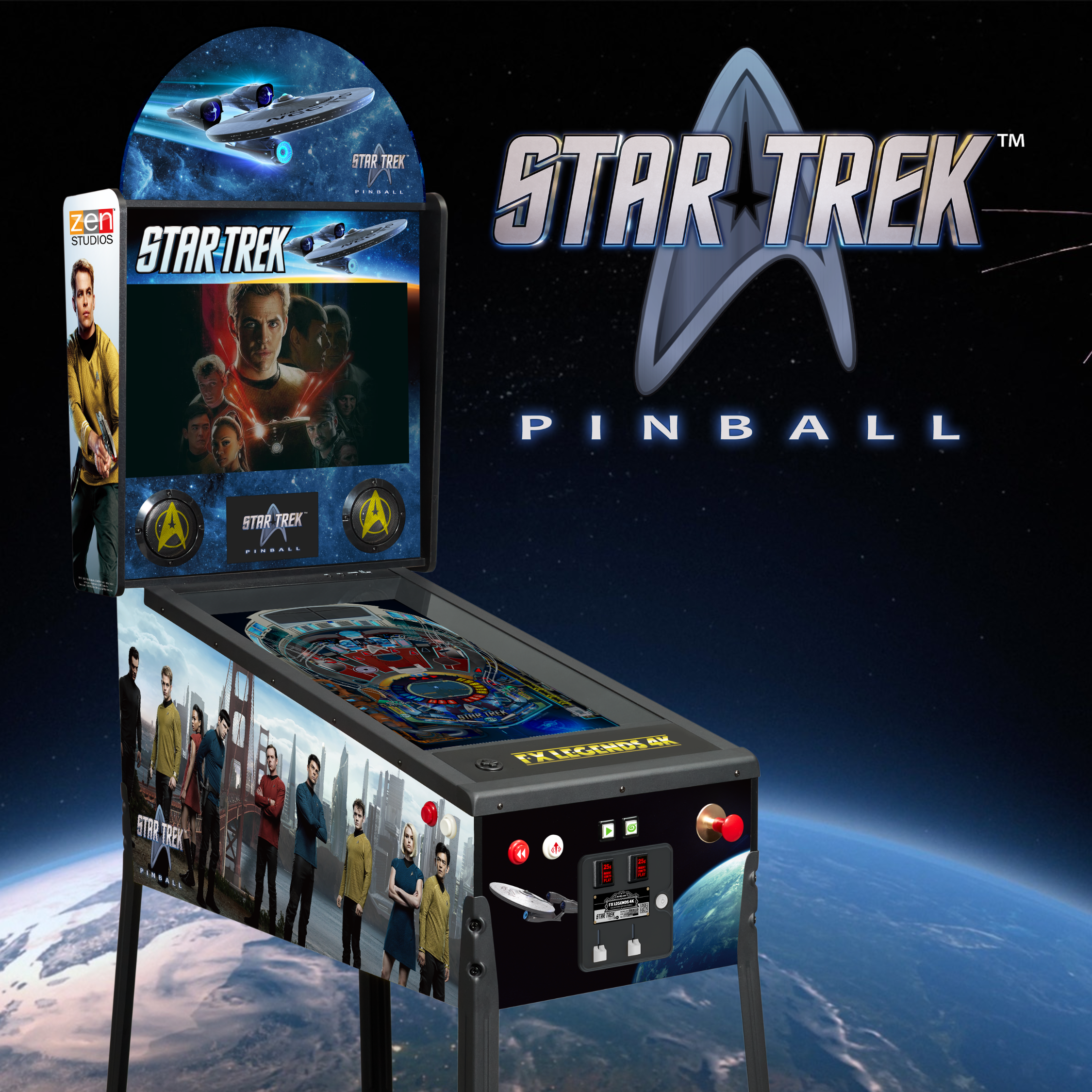 Buy Star Trek Pinball Machine - Pinball Machines for Sale - Premium  Pinballs LLC