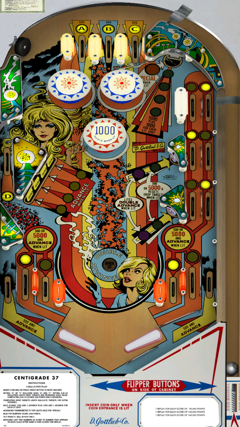 Gottlieb Pinball Pack 1 (Legends HD ONLY)