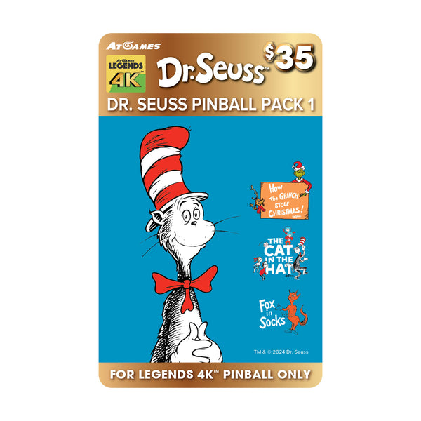 Dr. Seuss™ Pinball Pack 1 (For Legends 4K™ Pinball ONLY)