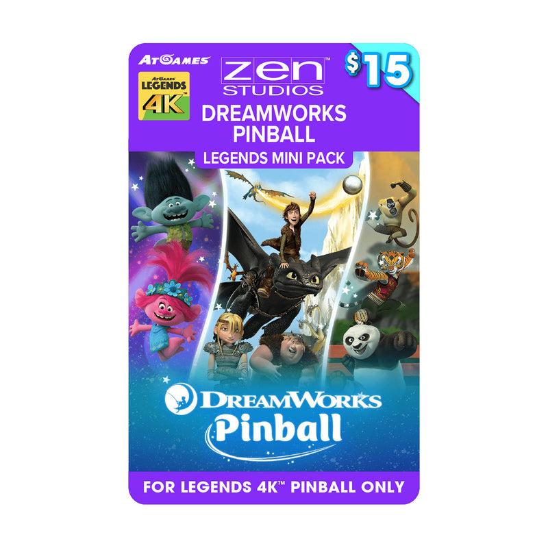 DreamWorks Pinball Legends Mini Pack (For Legends 4K™ Pinball ONLY)