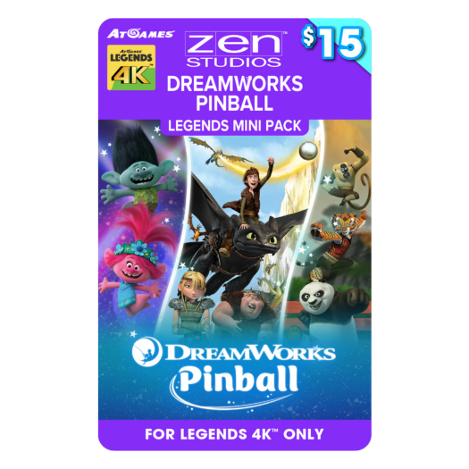 DreamWorks Pinball Legends Mini Pack (Legends 4K™ ONLY)