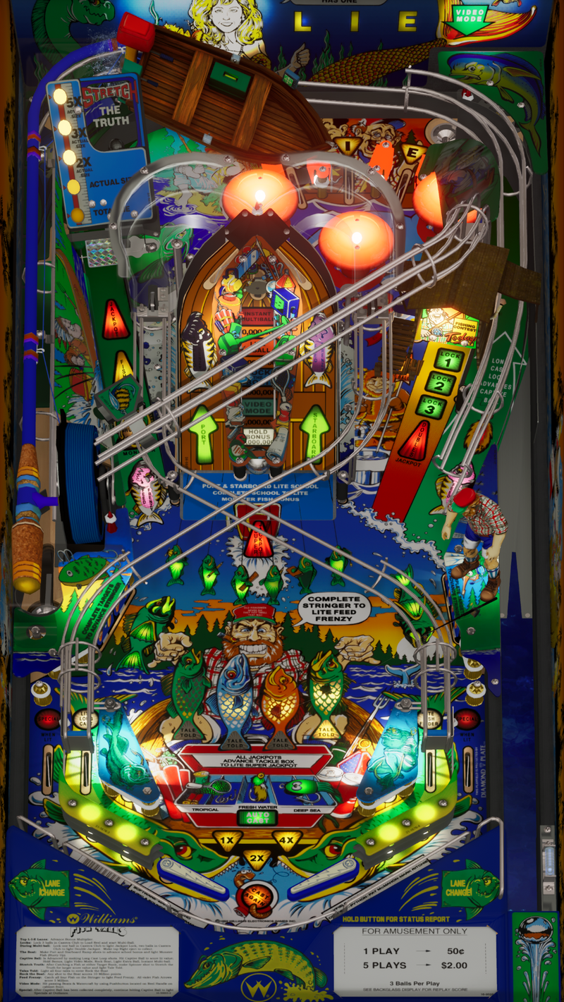 Williams™ Pinball: Fish Tales™ (For Legends 4K™ Pinball ONLY)