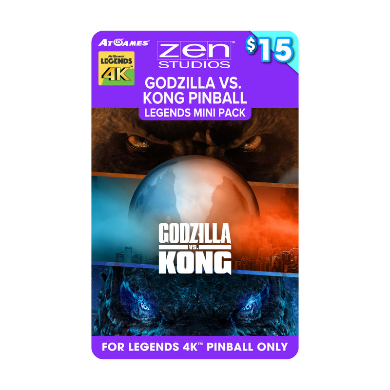 Godzilla vs. Kong Pinball Pack Legends Mini Pack (For Legends 4K™ Pinball ONLY)