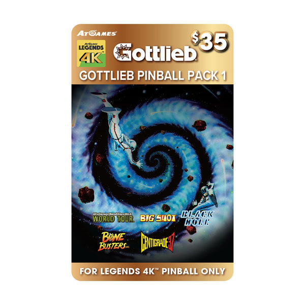 Gottlieb Pinball Pack 1 (For Legends 4K™ Pinball ONLY)