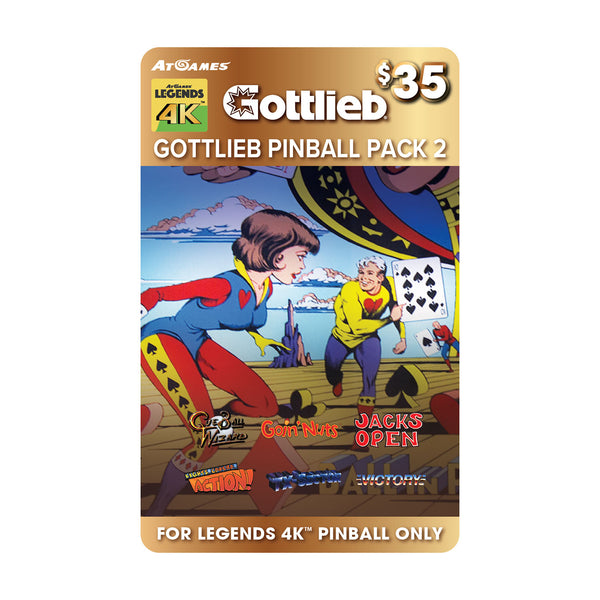 Gottlieb Pinball Pack 2 (For Legends 4K™ Pinball ONLY)