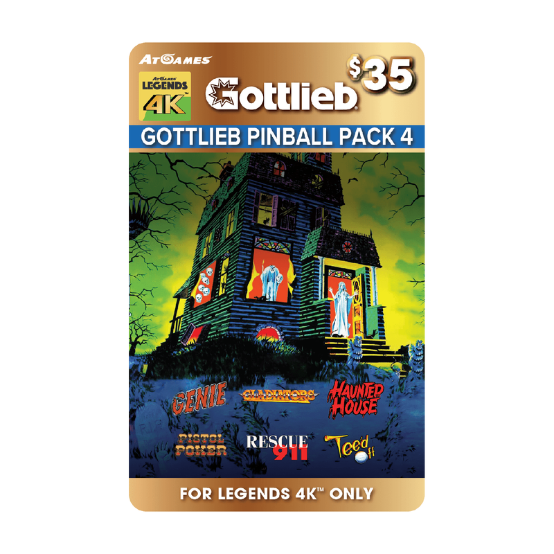 Gottlieb Pinball Pack 4 (For Legends 4K™ Pinball ONLY)