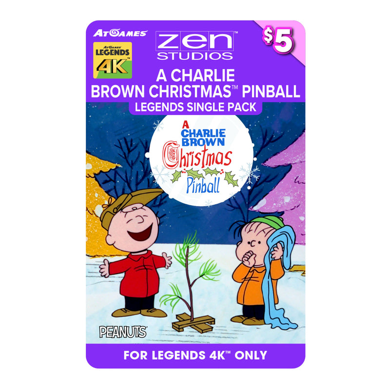 A Charlie Brown Christmas™ Pinball (Legends 4K™ Pinball ONLY)