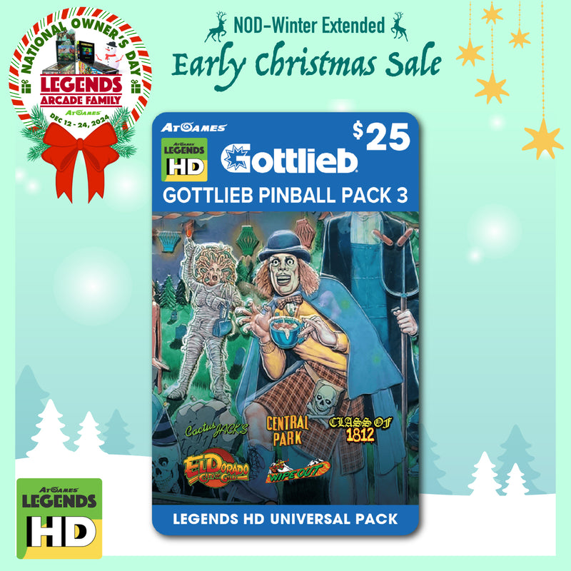 Gottlieb Pinball Pack 3 (Legends HD ONLY)