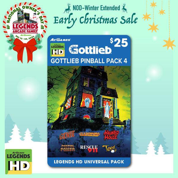 Gottlieb Pinball Pack 4 (Legends HD ONLY)