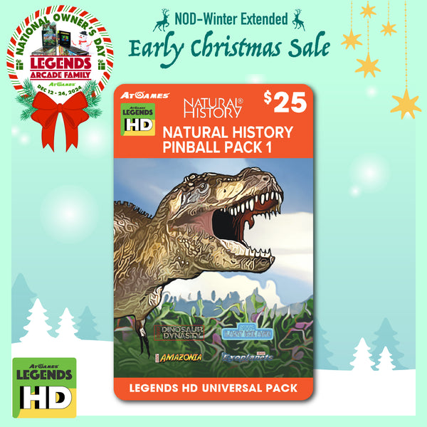 Natural History Pinball Pack 1 (Legends HD ONLY)