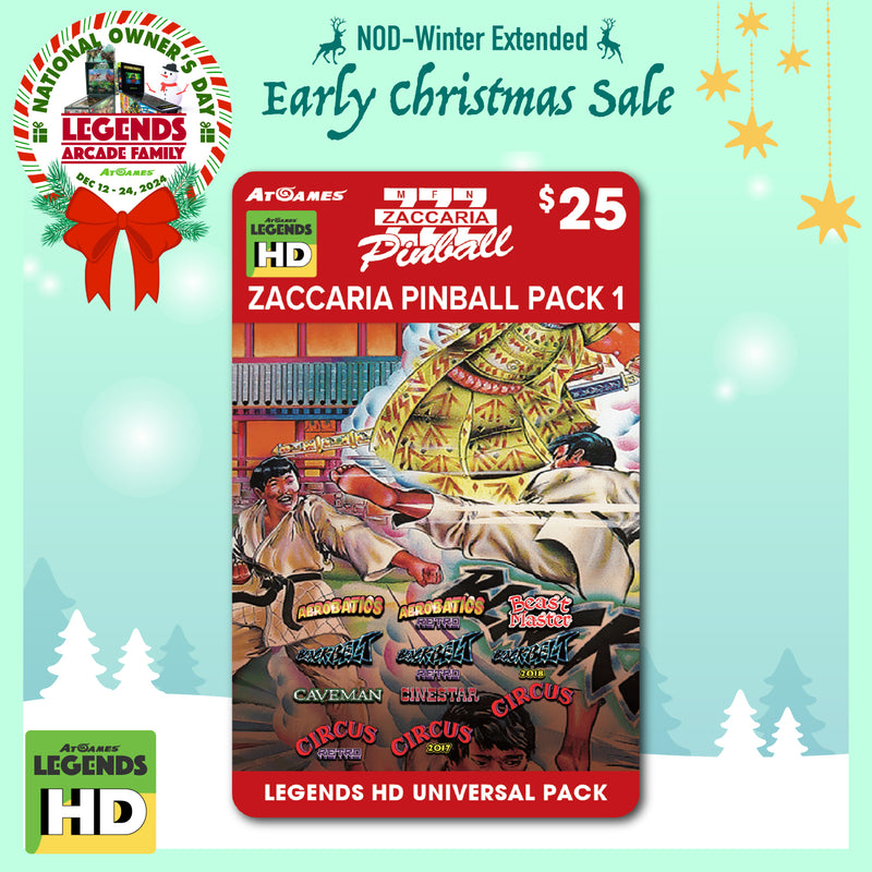 Zaccaria Pinball Pack 1 (Legends HD ONLY)