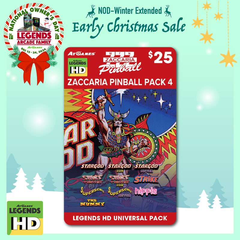 Zaccaria Pinball Pack 4 (Legends HD ONLY)