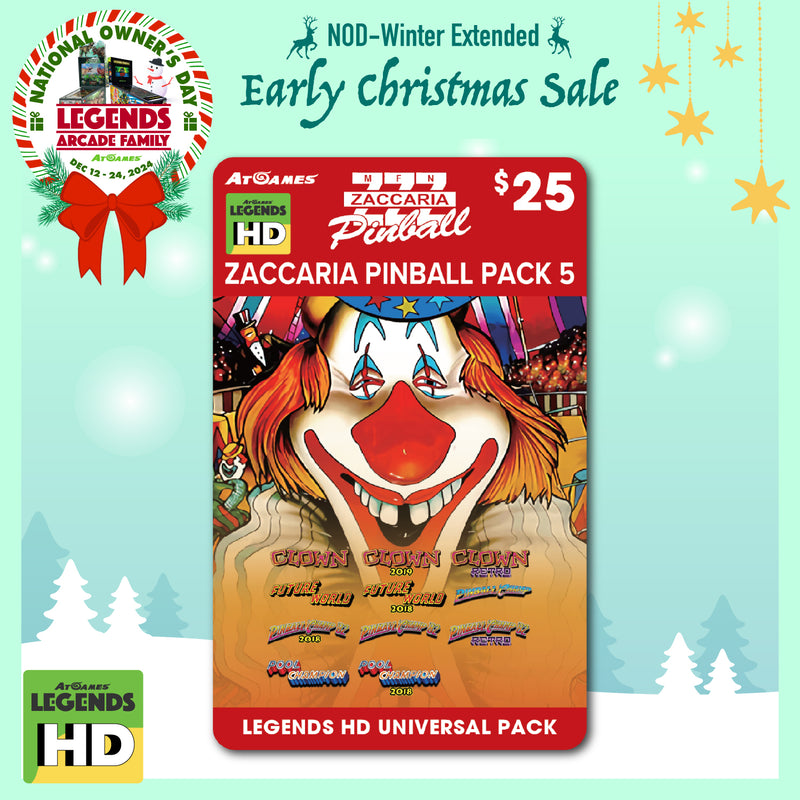 Zaccaria Pinball Pack 5 (Legends HD ONLY)