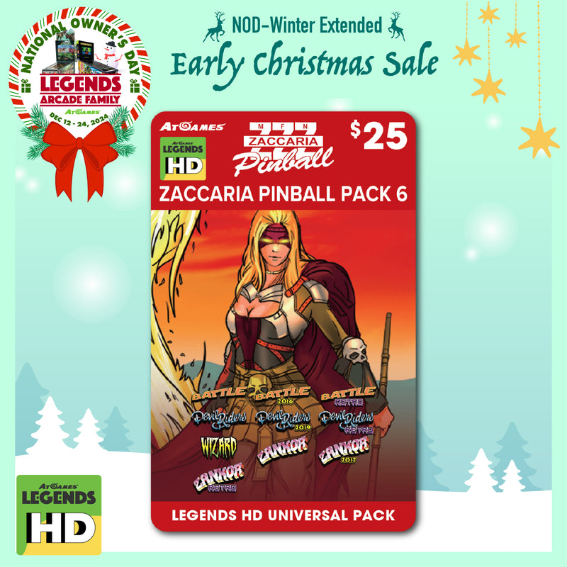 Zaccaria Pinball Pack 6 (Legends HD ONLY)