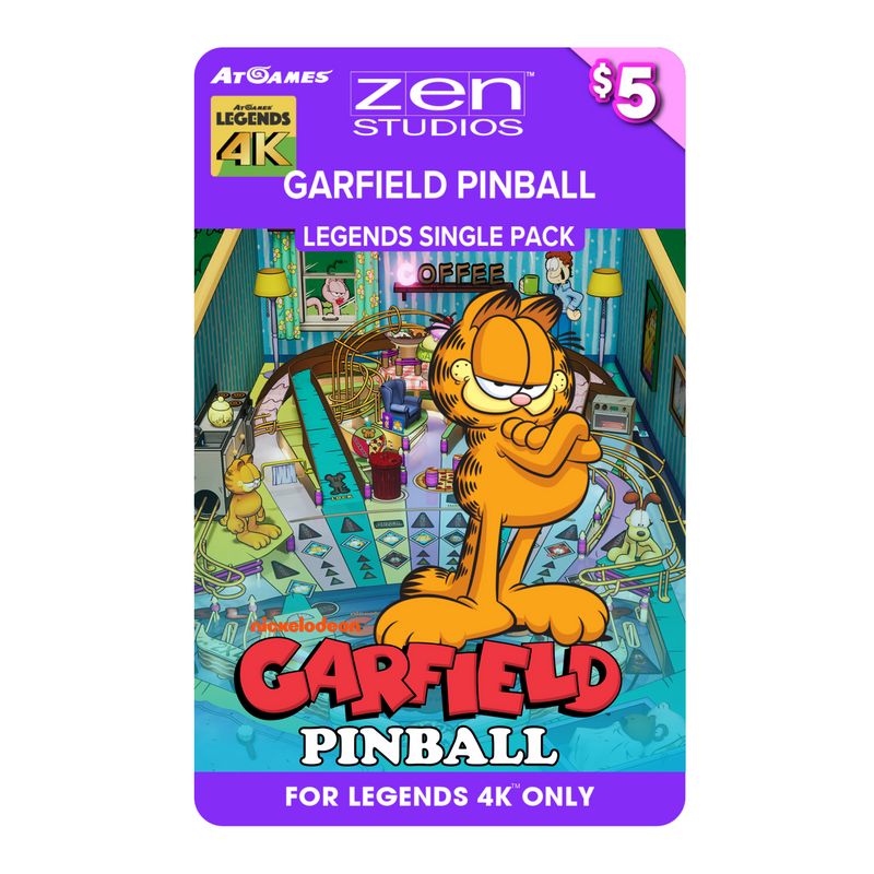 Garfield Pinball Legends Single Pack (Legends 4K™ ONLY)