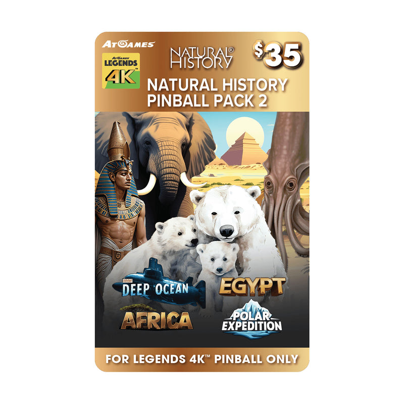 Natural History Pinball Pack 2 (For Legends 4K™ Pinball ONLY)