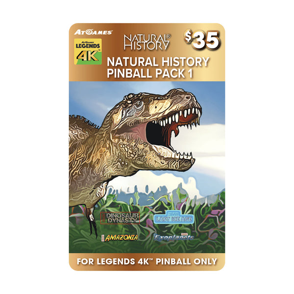 Natural History Pinball Pack 1 (For Legends 4K™ Pinball ONLY)