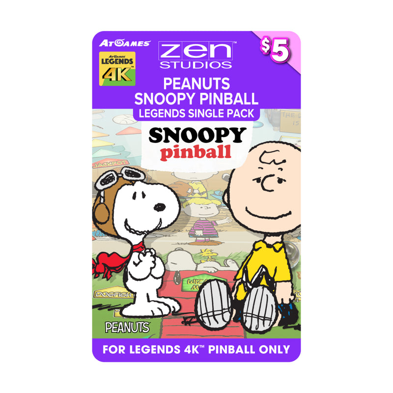 Peanuts Snoopy Pinball Legends Single Pack (For Legends 4K™ Pinball ONLY)