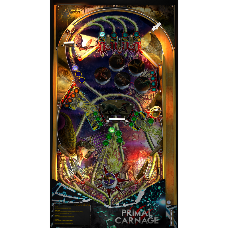 Zaccaria Pinball Primal Carnage Retro Legends Single Pack (Legends Pinball HD and Legends Pinball Micro HD ONLY)