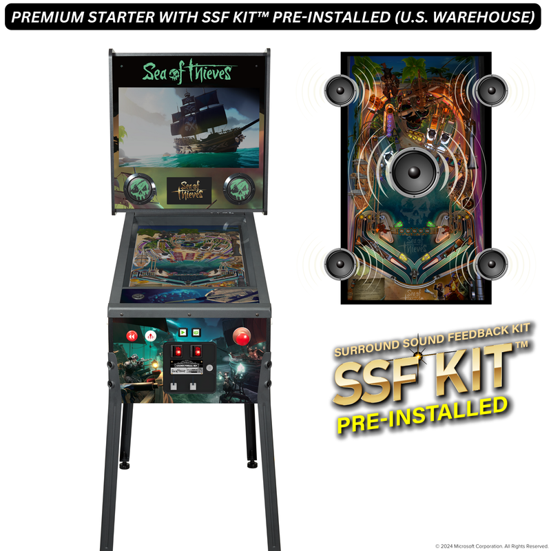 Legends Pinball 4KP Sea of Thieves® [SE] Premium Starter with SSF Kit™ Preinstalled