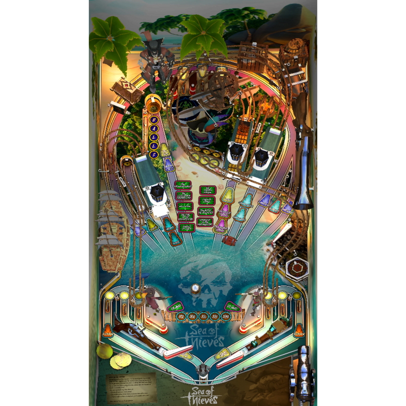 Rare Pinball Pack PART 1: Sea of Thieves® Pinball Table (For Legends 4K™ Pinball ONLY)