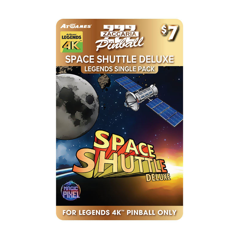 Zaccaria Space Shuttle Deluxe Legends Single Pack (For Legends 4K™ Pinball ONLY)