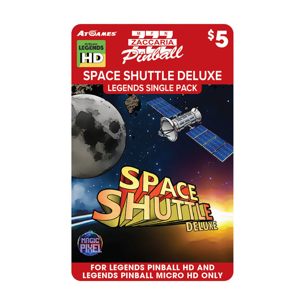 Zaccaria Space Shuttle Deluxe Legends Single Pack (Legends Pinball HD and Legends Pinball Micro HD ONLY)