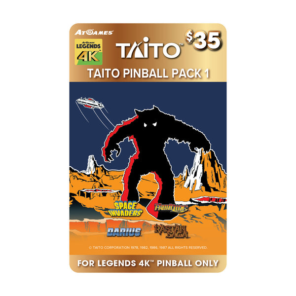 TAITO Pinball Pack 1 (For Legends 4K™ Pinball ONLY)