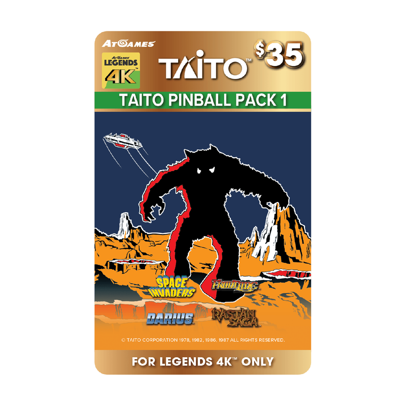 TAITO Pinball Pack 1 (For Legends 4K™ Pinball ONLY)