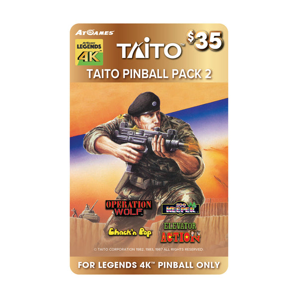 TAITO Pinball Pack 2 (For Legends 4K™ Pinball ONLY)