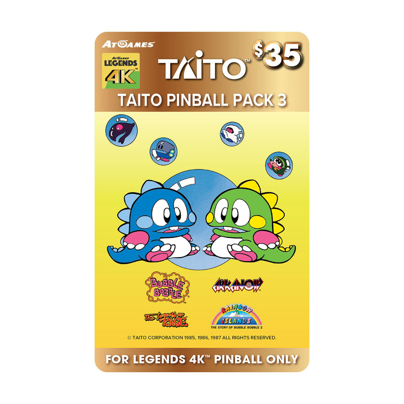 TAITO Pinball Pack 3 (For Legends 4K™ Pinball ONLY)