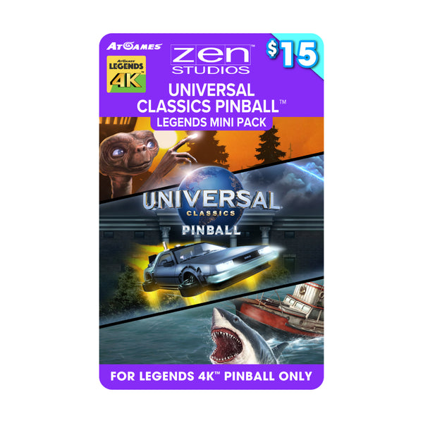 Universal Classics Pinball™ Legends Mini Pack (For Legends 4K™ Pinball ONLY)