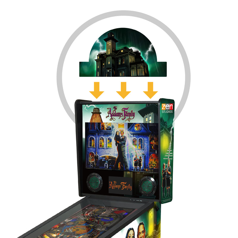 Topper for Legends Pinball 4KP The Addams Family™