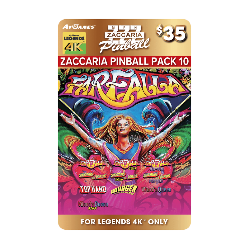 Zaccaria Pinball Pack 10 (For Legends 4K™ Pinball ONLY)