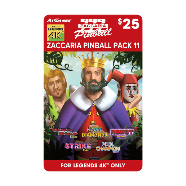 Zaccaria Legends 4K™ Pinball Pack 11 (Legends 4K™  ONLY)