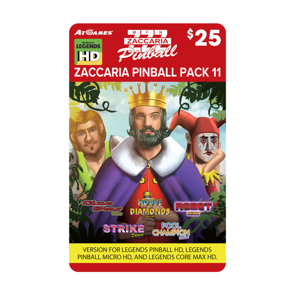 Zaccaria HD Pinball Pack 11 (For ALP, ALP Micro, Core Max ONLY)