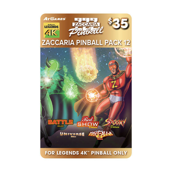 Zaccaria Pinball Pack 12 (For Legends 4K™ Pinball ONLY)