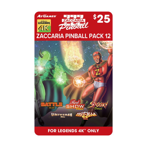 Zaccaria Legends 4K™ Pinball Pack 12 (Legends 4K™  ONLY)